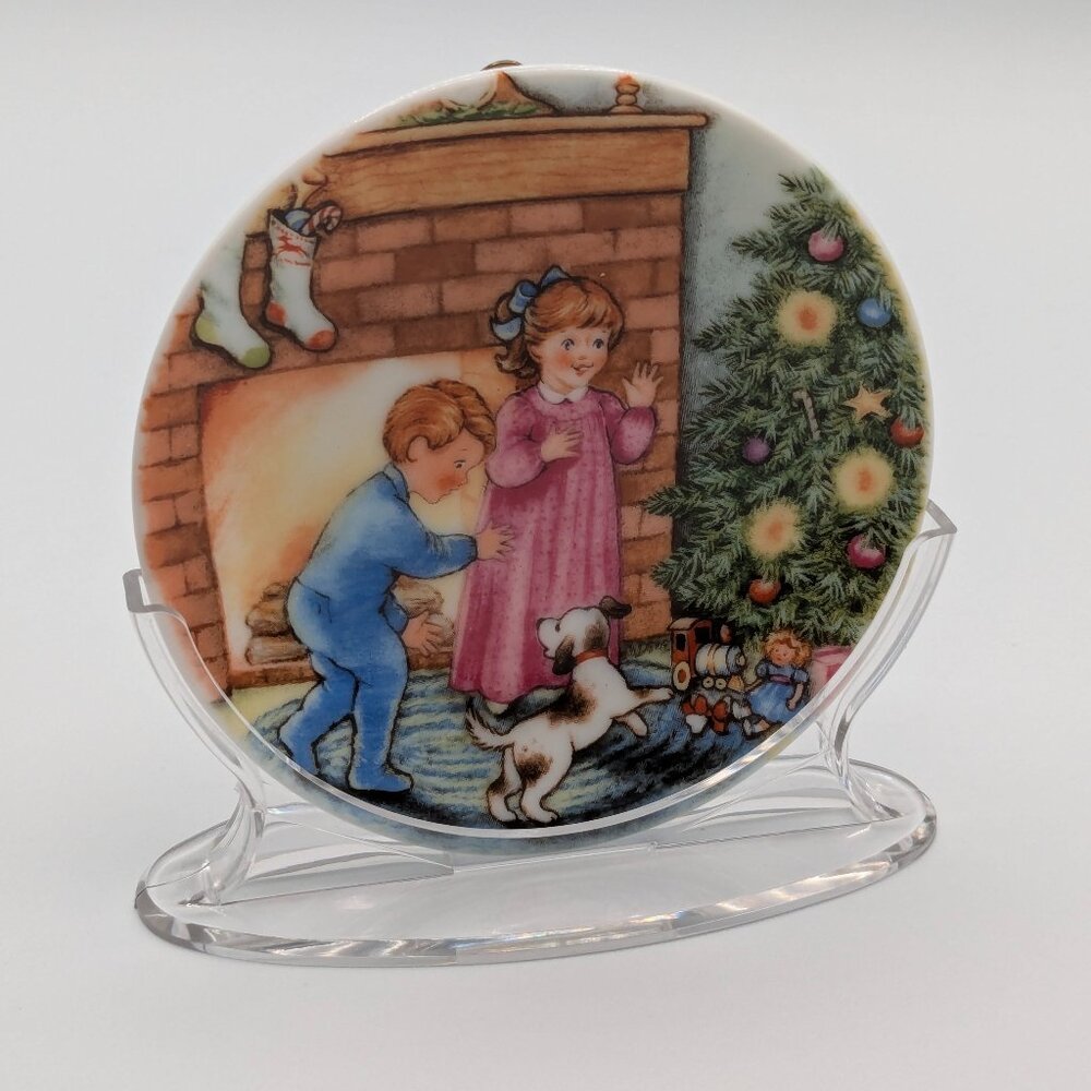 Hallmark Keepsake Morning of Wonder 1989 Miniature Porcelain Plate 3rd in Series